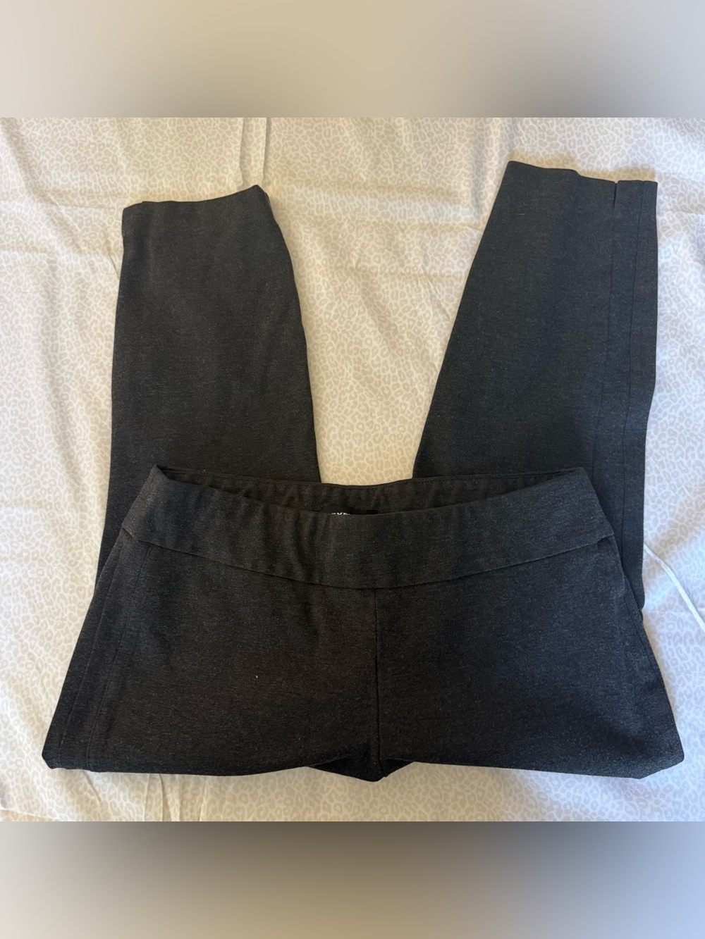 Express Black Ponte Knit Pull-On trousers